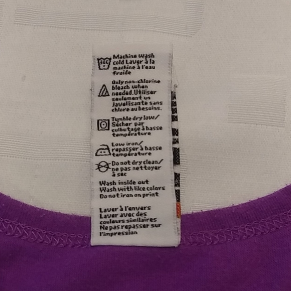 Purple Long Sleeve Happy Will Find You T-Shirt - Picture 6 of 8